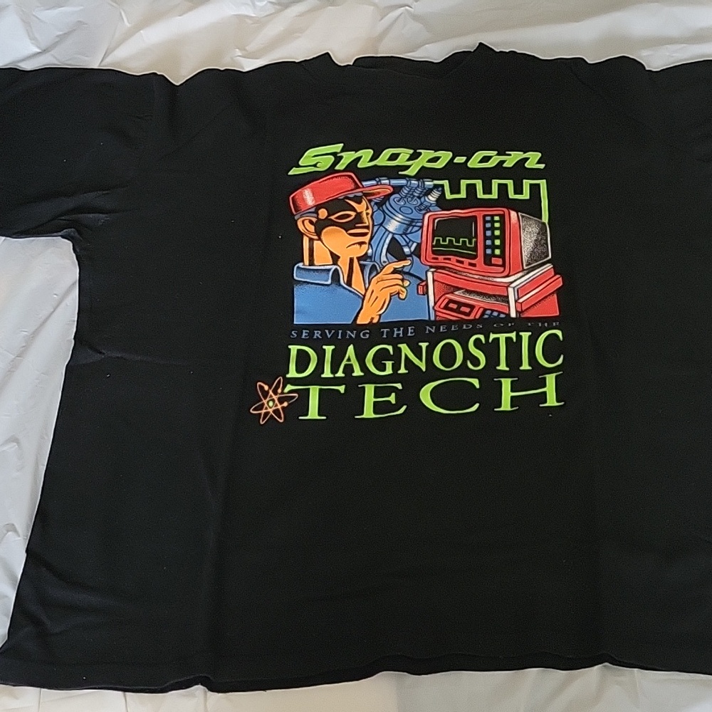 Snap-On T-Shirt Men's Size XL Black